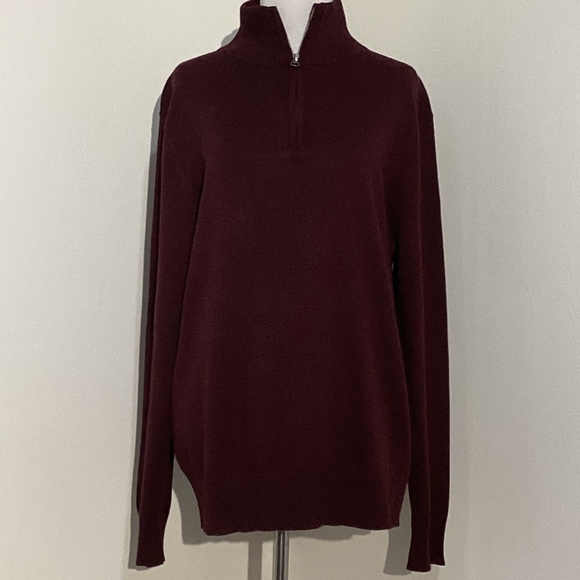 J. Crew Sweaters - J. Crew Women's Burgundy Collared Sweater